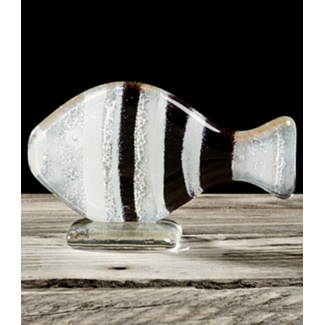 Glass Studio Habrat Habrat - Nemo Fisch groß weiß