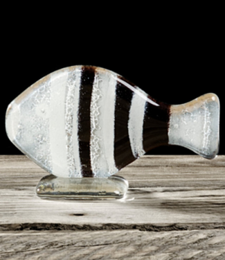 Glass Studio Habrat Habrat - Nemo Fisch groß weiß