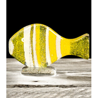 Glass Studio Habrat Habrat - Nemo fish groot geel/Clear