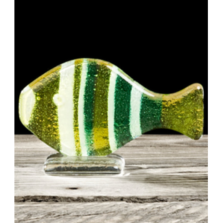 Habrat Glass - Maciej Habrat Habrat - Nemo fish groot, Lime/Clear