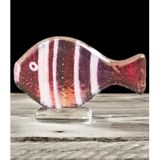 Glass Studio Habrat Habrat - Nemo fish groot Pink/Clear