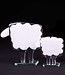 Glass Studio Habrat Habrat - Glazen schaap white