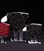 Glass Studio Habrat Habrat - Glazen schaap black