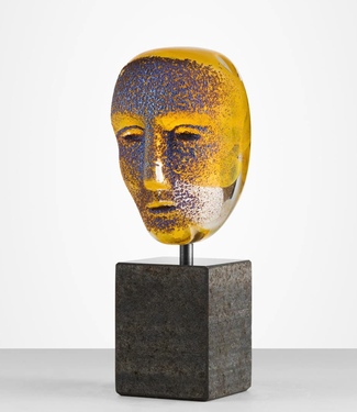 Kosta Boda Art Glass Kosta Boda Brains auf Stein