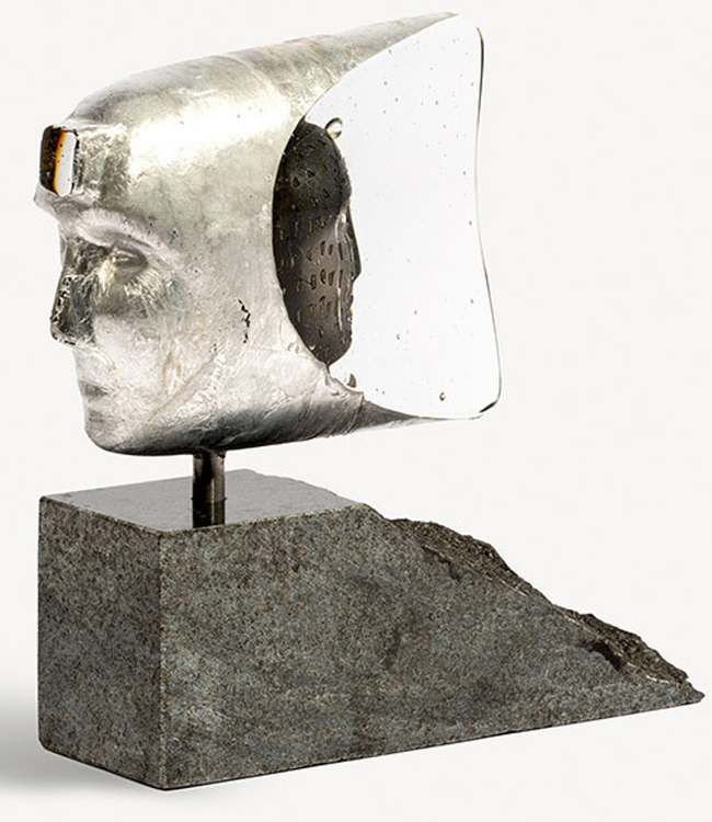 Kosta Boda Bertil Vallien Skulptur Janus