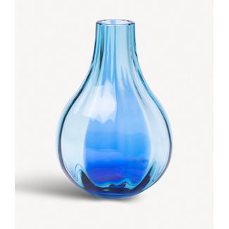 Kosta Boda Art Glass Iris vaas blauw