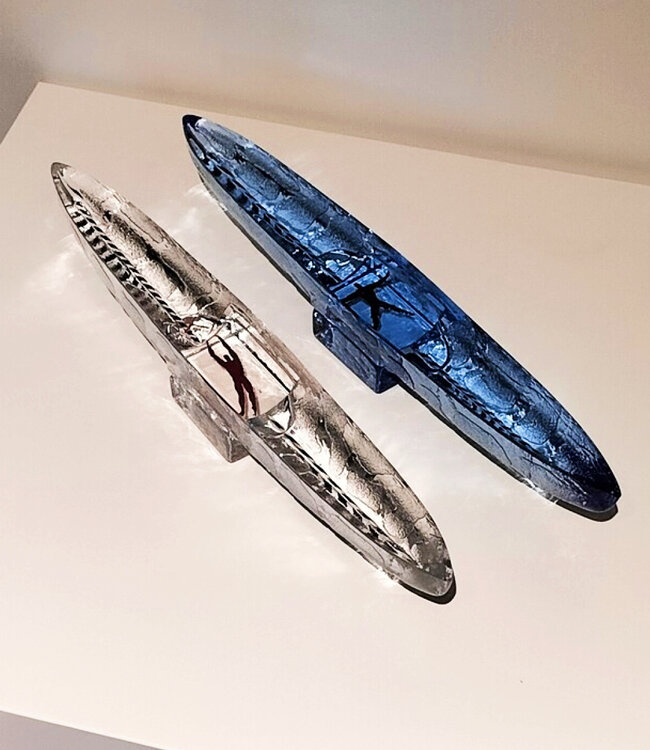 Bertil Vallien glaskunst boot