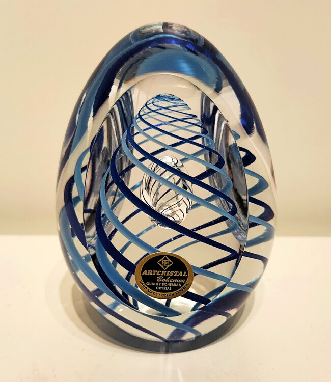 Artcristal Bohemia Briefbeschwerer Ei