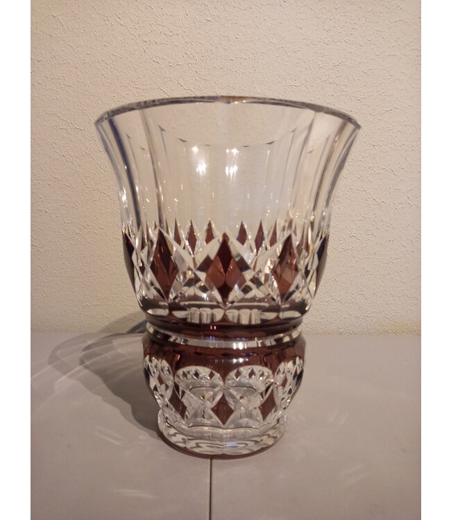 Val Saint Lambert - geschliffene Vase (1956)