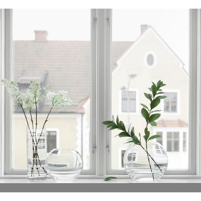 Orrefors Kristallvase Grafik