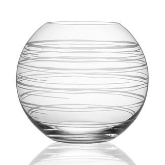 Orrefors Zweden Kristallblumenvase Grafik - Orrefors