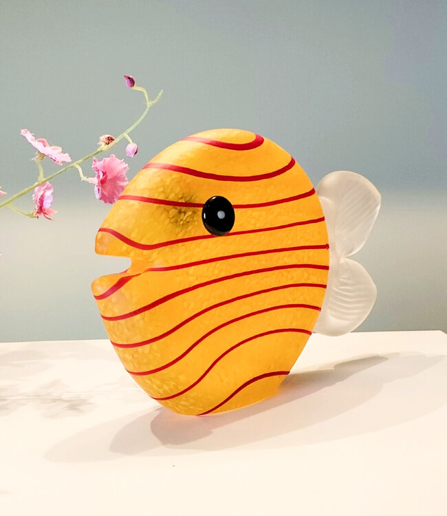 Glasstudio Borowski Borowski Glas object Snippy Tall geel