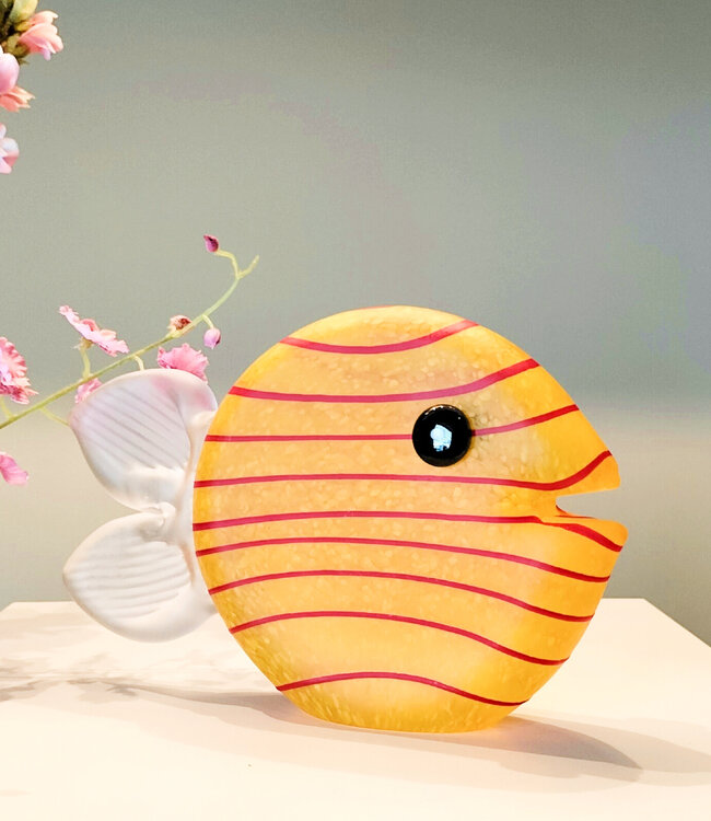 Borowski Glasobjekt Snippy Tall gelb