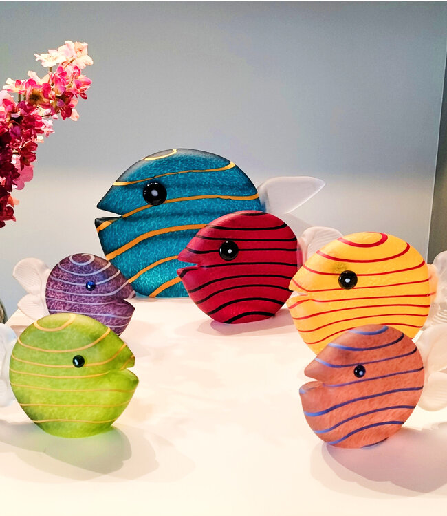 Borowski Glasobjekt Snippy Tall gelb