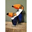 Glasstudio Habrat Tukan orange/gold