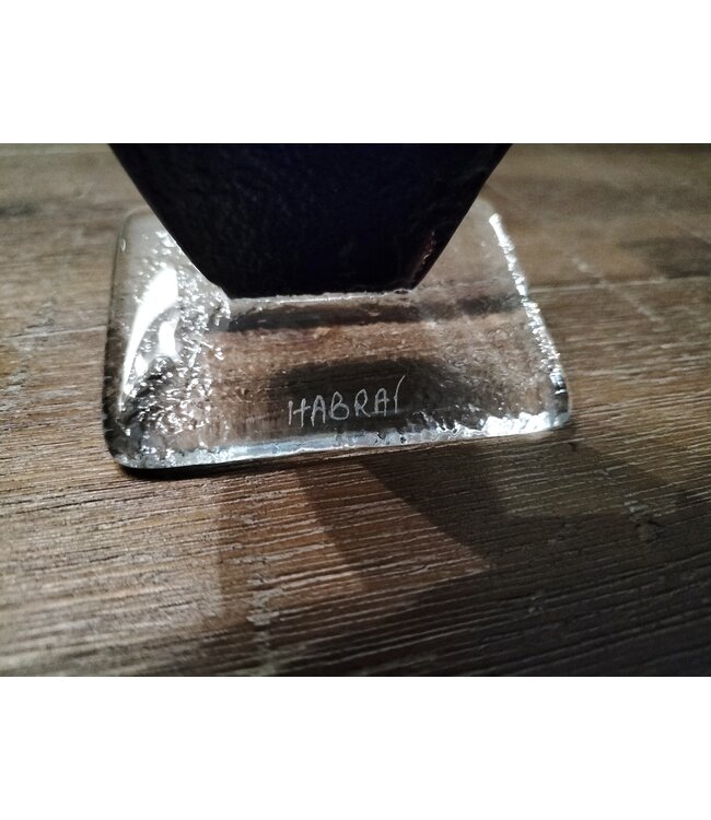 Glasstudio Habrat toekan oranje/goud