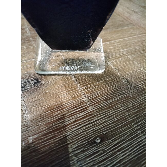 Glasstudio Habrat toekan oranje/goud