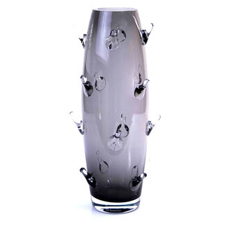 Loranto Glas Loranto Glas - Kristallvase Kaktus schwarz