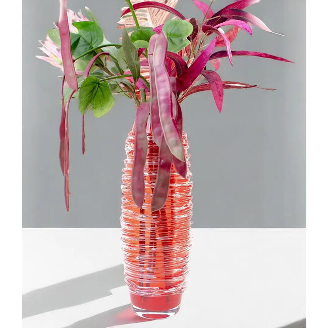 Loranto Glass vaas Spiral
