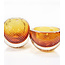 Ozzaro Kristal spijkerbol amber