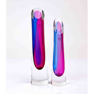Ozzaro Kristal Tsjechië Ozzaro Collection vaas Aqua