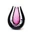 Ozzaro - Exclusieve glaskunst roze/zwart