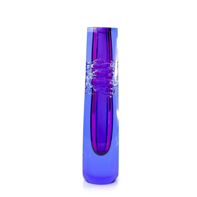 Ozzaro - Exklusive Glaskunst blau/rosa