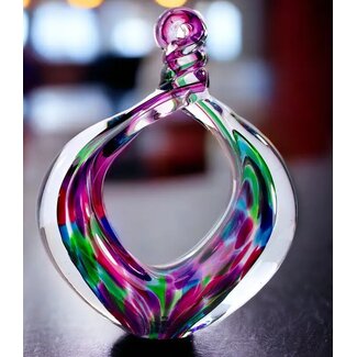 Ozzaro Kristal Tsjechië Ozzaro - Luxe glasobject Eternity blauw/multi