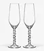 Orrefors Zweden Kristallen wijnglas Carat 24cl, 2-pack