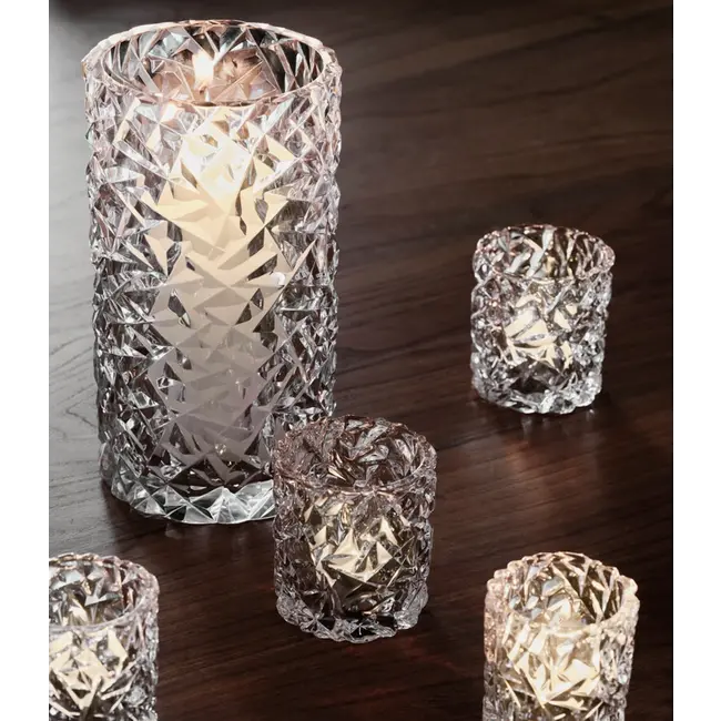 Orrefors Crystal hurricane lamp