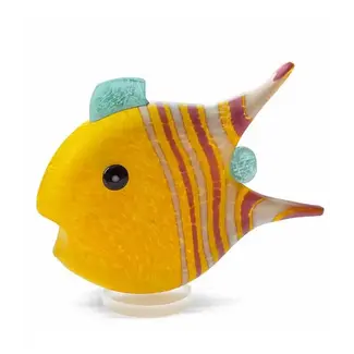Glasstudio Borowski Borowski Glas - Angelfisch Mittel gelb