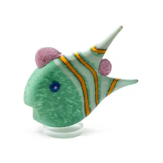 Glasstudio Borowski Borowski glaskunst Angelfish Klein grün