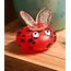 Glasstudio Borowski Borowski paperweight Bugzee rood