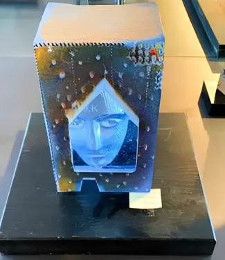 Kosta Boda Art Glass Bertil Vallien glaskunst - Unica 'Blues'