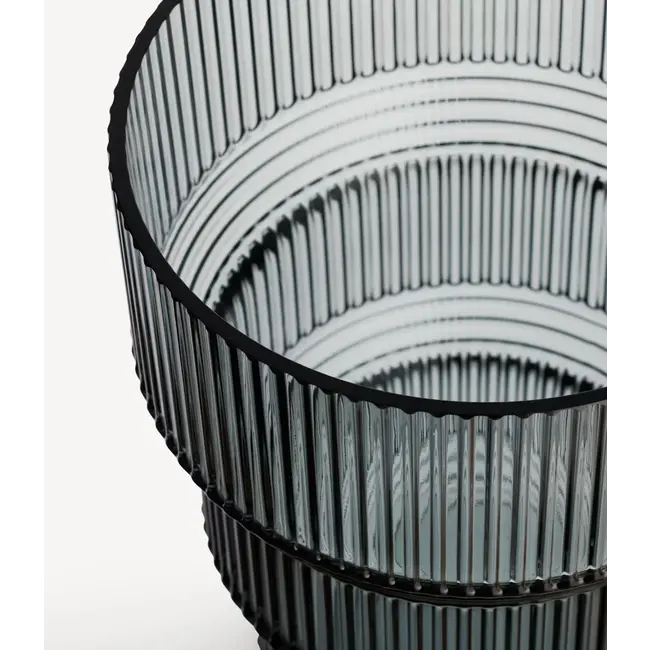 Kosta Boda Vase Pavillon grau
