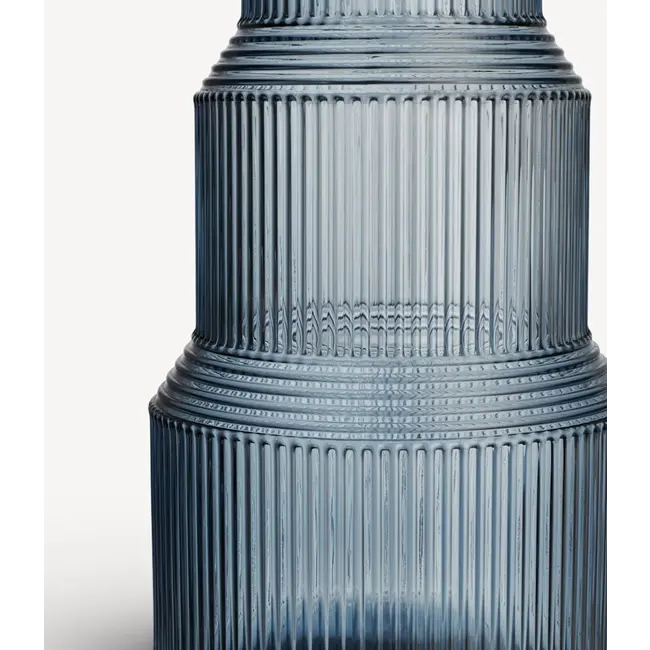 Kosta Boda Vase Pavilion Blau