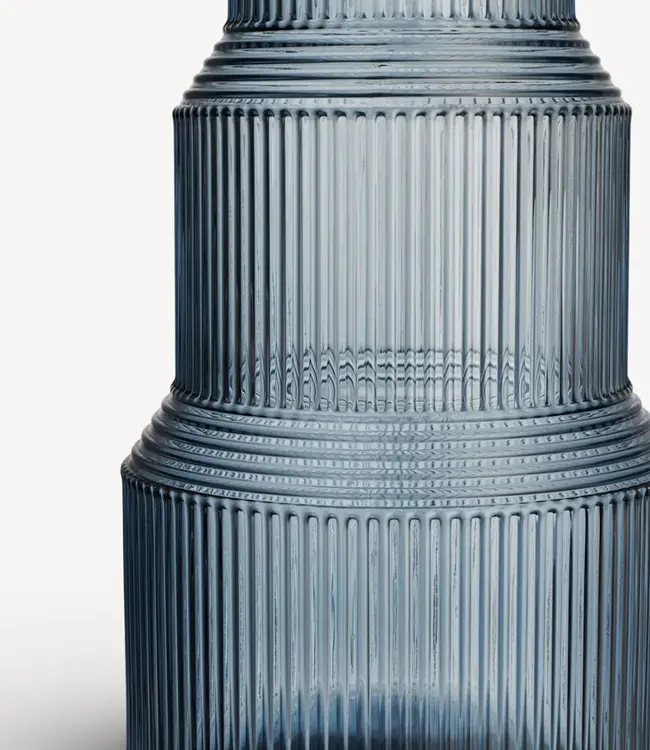 Kosta Boda Vase Pavilion Blau