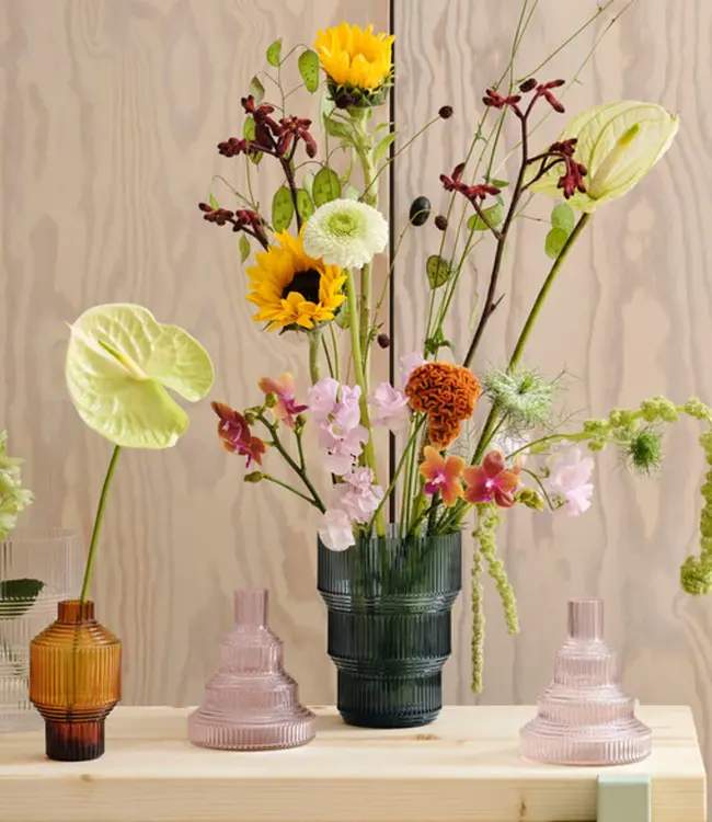 Kosta Boda Vase Pavilion Pink