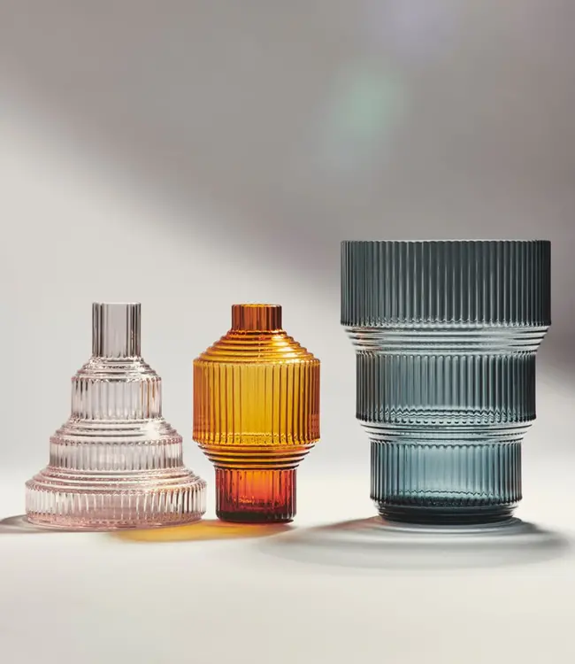 Kosta Boda Vase Pavilion Pink