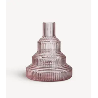 Kosta Boda vaas Pavilion roze
