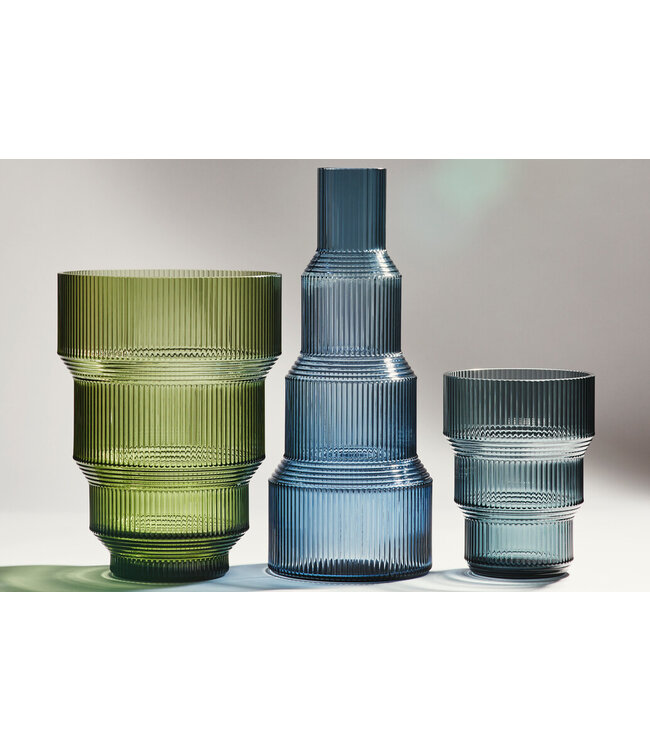 Kosta Boda Vase Pavillon grau