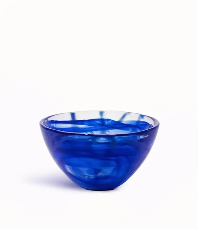 Anna Ehrner Kosta Boda schale Contrast Blau