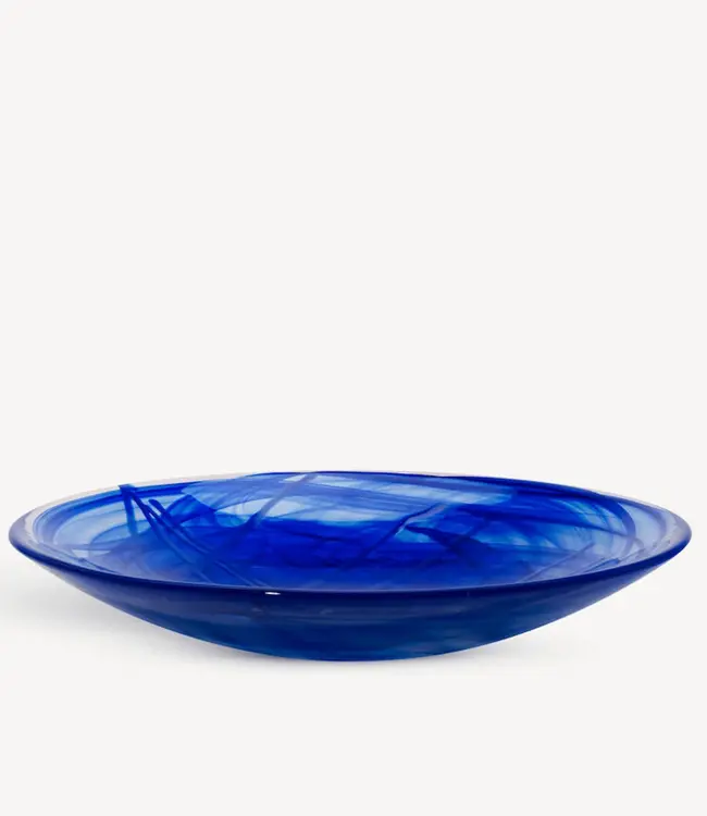Anna Ehrner Kosta Boda bord Contrast blauw