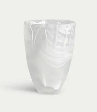 Anna Ehrner Kosta Boda vaas Contrast wit