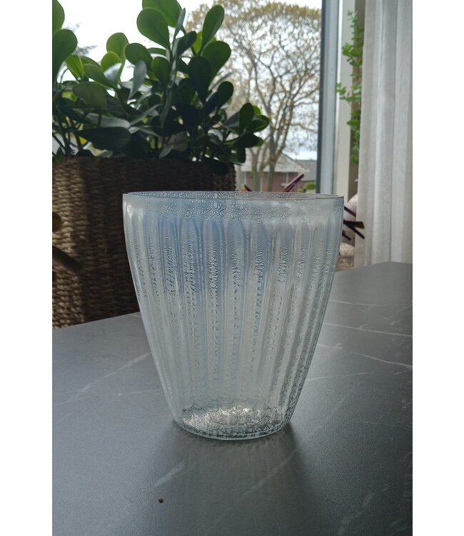 Andries Copier - Craquelé Sonoor Vase Weiß 1935