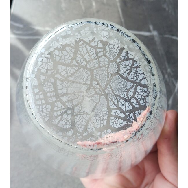 Andries Copier - Craquelé Sonoor Vaas Wit  1935