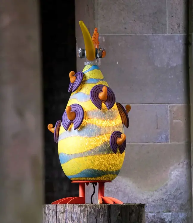 Borowski glaskunst lamp Bonzo 'Starlet'