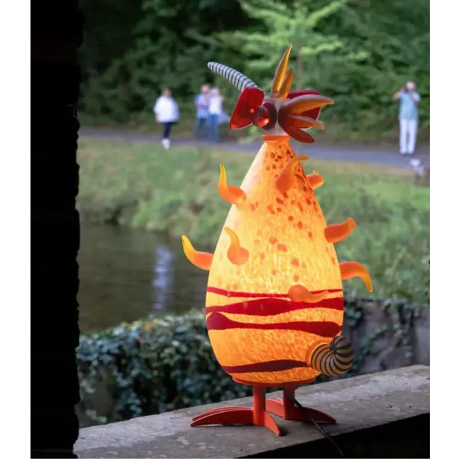 Borowski glaskunst lamp Bonzo 'Sunny'