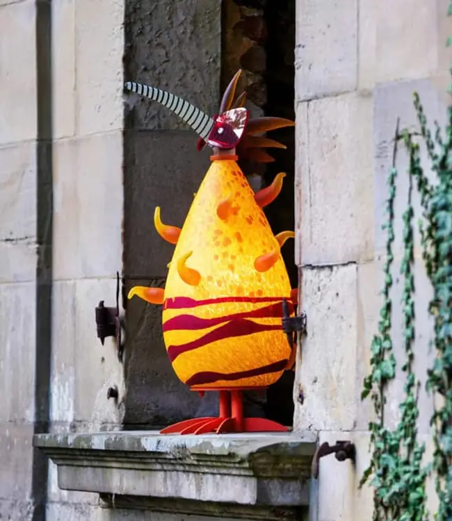 Borowski glaskunst lamp Bonzo 'Sunny'