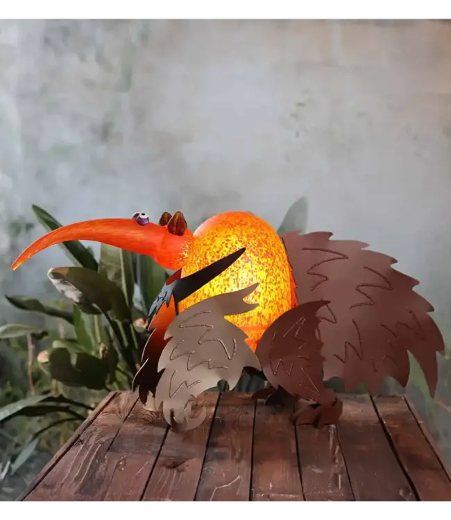 Borowski glaskunst lamp Fletcher, rood